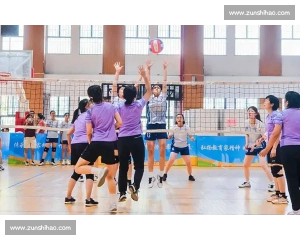 团结奋进同心协力,气排球赛场尽显风采